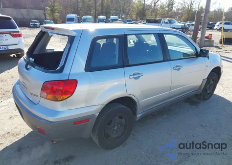 2003 Mitsubishi Outlander Ls z USA, uszkodzony, nr VIN JA4LX31G33U118668